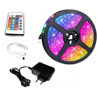 BERGE LED pásek - RGB 5050 - 2,5m - 30LED/m - 7,2W/m - IP20 - SADA