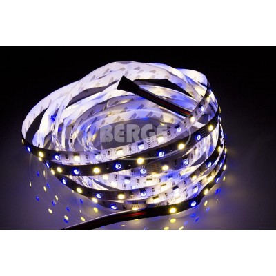 BERGE LED pásek - RGB+WW - SMD 5050 - 2,5m - 60LED/m - 14,4W/m - 1400L - IP20 - SADA