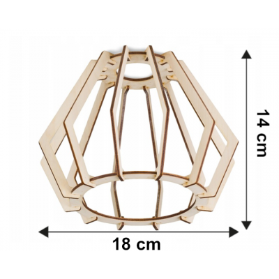 BERGE Stropní závěsné svítidlo 3xE27 DIAMOND WOOD