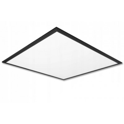 BERGE LED panel černý 60 x 60cm - 50W - 4700Lm - neutrální bílá