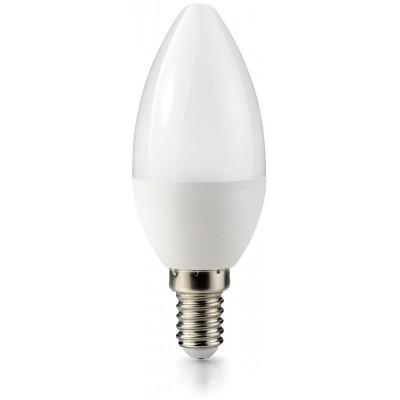 BERGE LED žárovka - ecoPLANET - E14 - 10W - svíčka - 880Lm - studená bílá