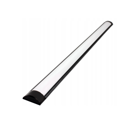 BERGE 4x LED panel MARS - černé svítidlo SLIM - 120cm - 36W - 230V - 3600Lm - neutrální bílá