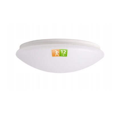 ECOLIGHT LED plafond pro povrchovou montáž se senzorem pohybu - 12W