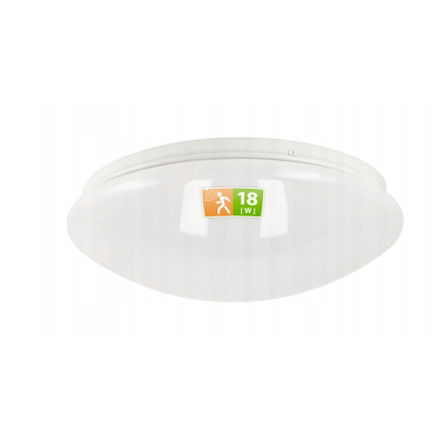 ECOLIGHT LED plafond pro povrchovou montáž se senzorem pohybu - 18W