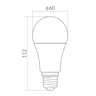 ECO LIGHT LED žárovka - E27 - 10W - 24V - neutrální bílá