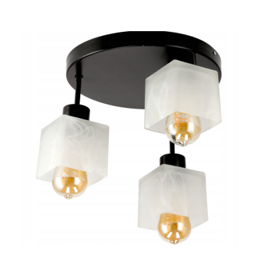 BERGE LED nástěnné kulaté svítidlo 3xE27 CUSTOM WHITE