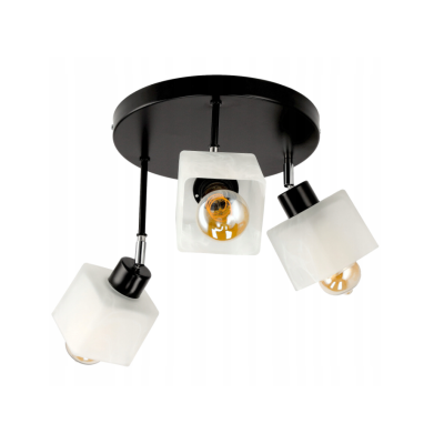 BERGE LED nástěnné kulaté svítidlo 3xE27 CUSTOM WHITE