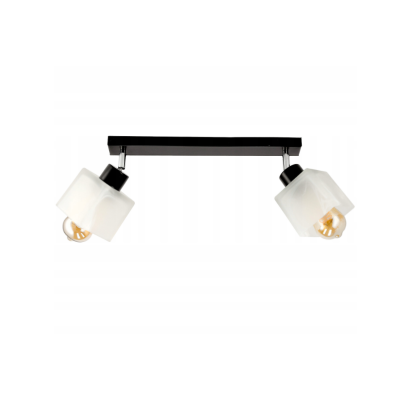 BERGE LED závěsná lampa Beam - 2xE27 WHITE CIRCLE