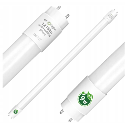 ECO LIGHT LED trubice - T8 - 9W - 60cm - 1215lm - neutrální bílá