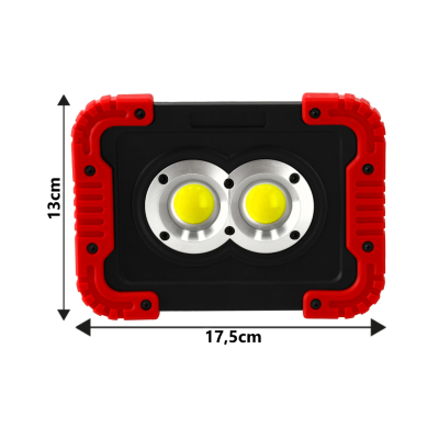 BERGE Nabíjecí LED reflektor - 20W - 1150lm