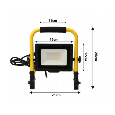 ecoPLANET LED reflektor 50W IP65 se stojanem - neutrální bílá