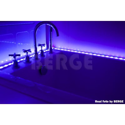 BERGE LED pásek - SMD 5050 - RGB - 5m - 60LED/m - 14,4W/h - IP65 - s konektorem