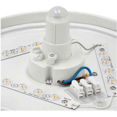 ECOLIGHT LED stropní svítidlo - PIR - 18W - IP44 - neutrální bílá