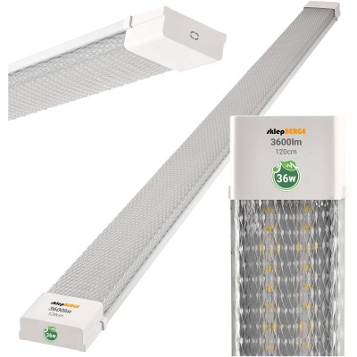 BERGE 2x SATURN LED panel 120cm - 36W - studená bílá