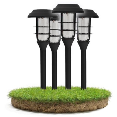 BERGE 4x LED solární zahradní lampa LATARNIA