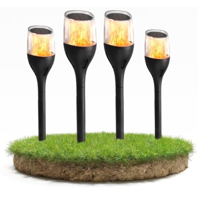 ECOLIGHT 4x LED FIRE solární svítidlo - 65 cm