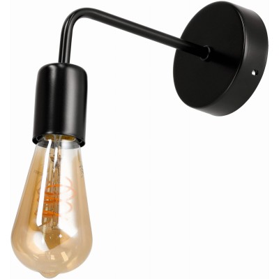 BERGE Nástěnné svítidlo LED LOFT E27 BLACK