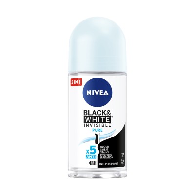 Nivea Invisible for Black & White Pure roll-on 50 ml