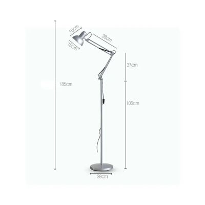 BERGE LED stojací lampa E27 185cm - BERLIN