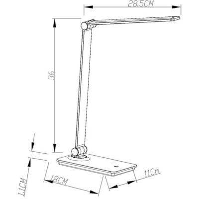 BERGE LED stolní lampa 5W - AMSTERDAM