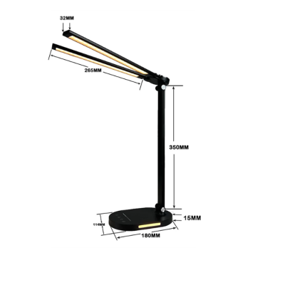 BERGE LED dvojitá stolní lampa 8W - BRUSEL