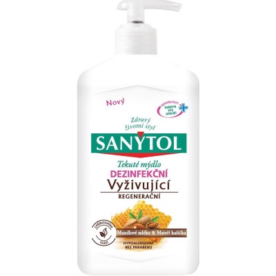 Sanytol vyživujúce regeneračné dezinfekčné tekuté mydlo s dávkovačom 250 ml