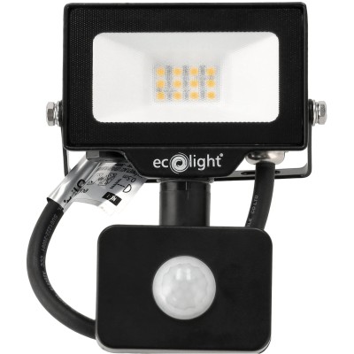 ECOLIGHT LED reflektor 10W 2v1 - neutrální bílá