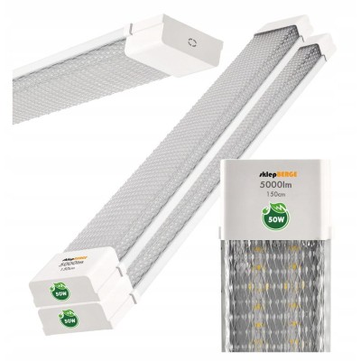 BERGE 2x LED panel SATURN - 150cm - 50W - studená bílá