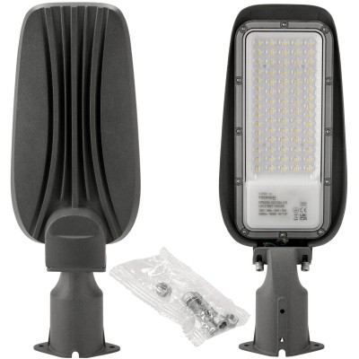 ECOLIGHT LED pouliční lampa 50W IP65 studená bílá
