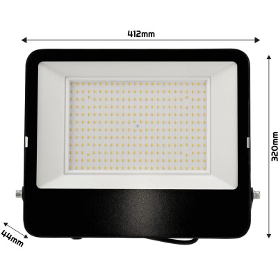 BERGE LED reflektor HEROS - 200W - IP65 - neutrální bílá