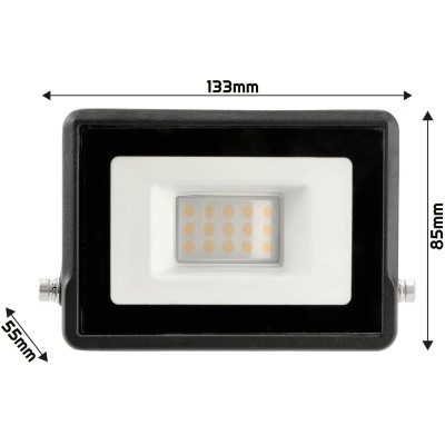 BERGE LED reflektor MASTER - 10W - IP65 - neutrální bílá