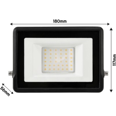 BERGE LED reflektor MASTER - 30W - IP65 - neutrální bílá