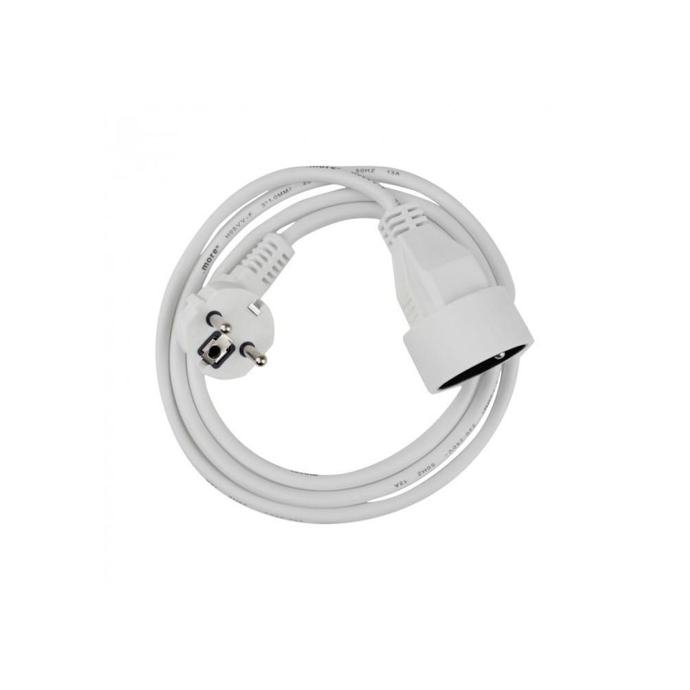 ECO LIGHT Prodlužovací kabel 1,5 m - bílý ECO LIGHT Prodlužovací kabel 1,5 m - bílý