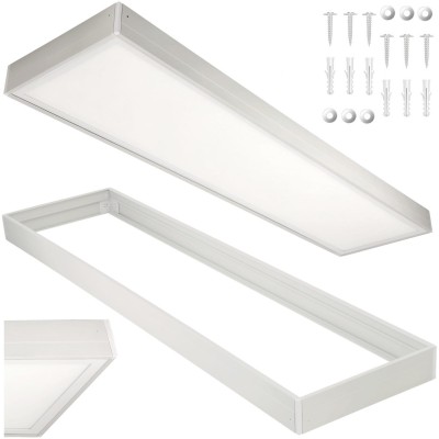 BERGE Přisazený rámeček pro LED panely 30x120, plastový, 65mm