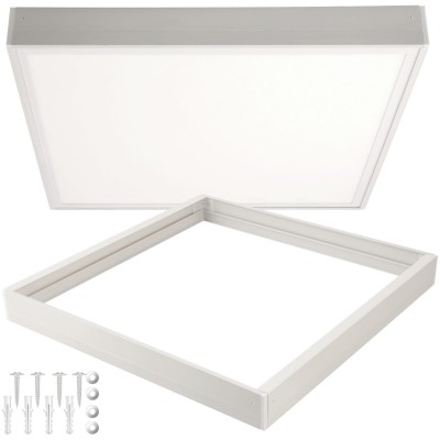 BERGE Přisazený rámeček pro LED panely 60x60, plastový, 65mm