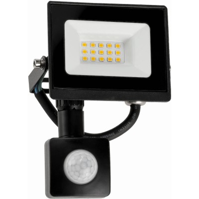 BERGE LED reflektor 10W - 2v1 - PIR - neutrální bílá