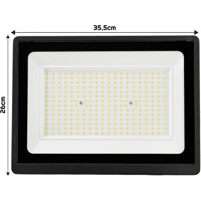 BERGE LED reflektor 200W - 2v1 - studená bílá