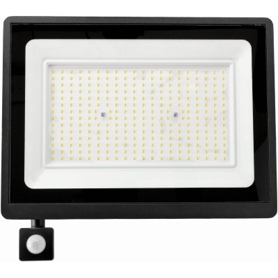 BERGE LED reflektor 200W - senzor pohybu PIR - studená bílá