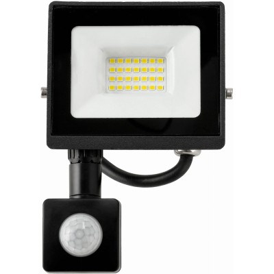 BERGE LED reflektor 20W - 2v1 - PIR - studená bílá