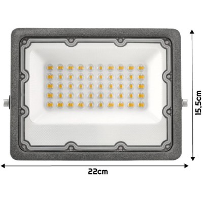 BERGE LED reflektor 2x50W + 140cm stativ - neutrální bílá