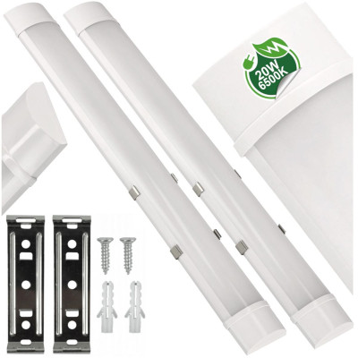 ECOLIGHT 2x LED slim svítidlo 20W 60cm 6500K