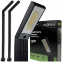 ECOLIGHT 2x Solární zahradní LED lampa na sloupky, senzor soumraku, 4000K, zahradní