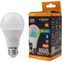 ECOLIGHT LED žárovka E27 RGB cct 9W bluetooth tuya smart inteligentní halogenová