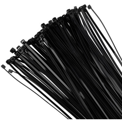 ECOLIGHT Stahovací pásky 3,6x400mm černé 100ks univerzální, vysoké kvality