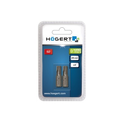 Šroubovací bity TORX T10, 25 mm, 2 ks