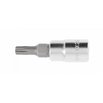 Nástavec se šroubovacím bitem Torx s otvorem 25 mm, 1/4″