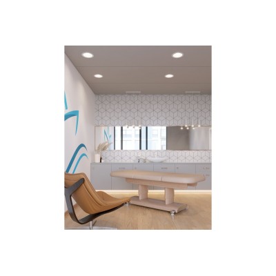 LED svítidlo DENVER typ downlight, IP54, 20 W, 1800 lm, AC 176–264 V, 50/60 Hz, 120°, 4000 K, vestavné, bílé