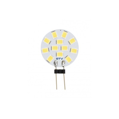 LED SVĚTELNÝ ZDROJ, A-G, G4, 3000K, 1.8W, DC12V, 180°, 150lm