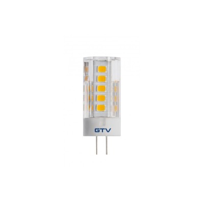 LED SVĚTELNÝ ZDROJ, A-G, G4, 3000K, 3.0W, DC12V, 360°, 260lm