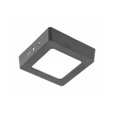 LED MATIS PLUS, podhledové svítidlo, 7W, černá, 4000K, 560lm, AC220-240V, Přisazená, IP20, 120°